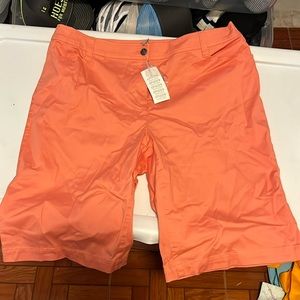 Ladies Bermuda shorts coral pink